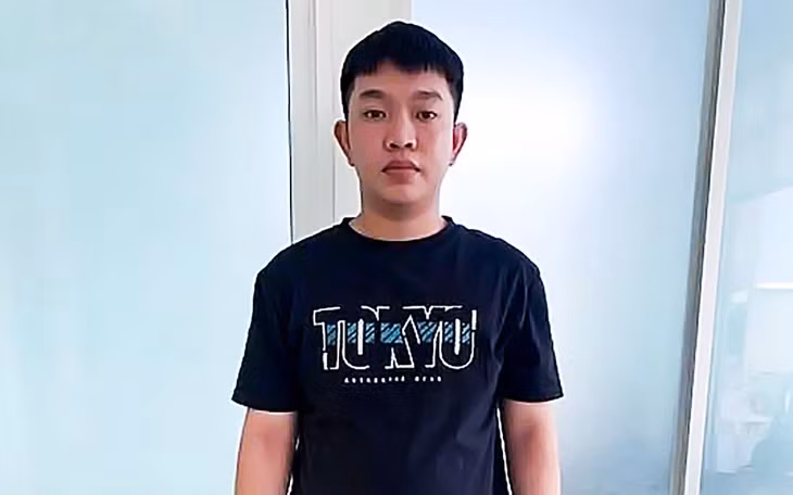 Đối tượng Phạm Lê Tín Nghĩa bị cơ quan công an bắt giữ - Ảnh: Công an tỉnh Đồng Tháp