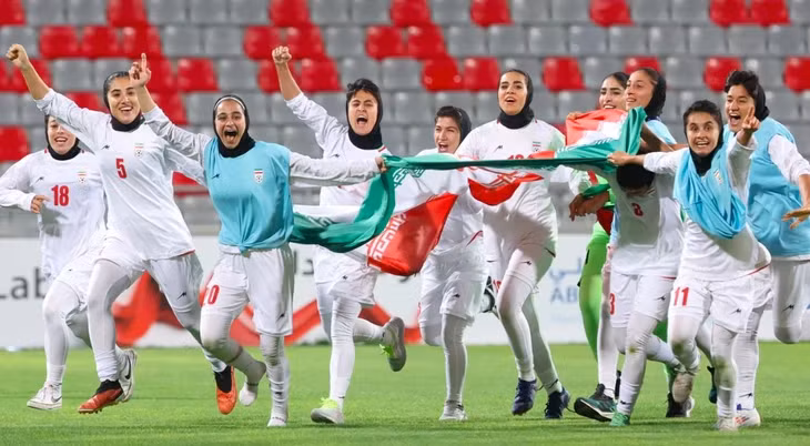 Tuyển nữ Iran giành vé cuối cùng dự Giải bóng đá nữ châu Á 2026 - Ảnh: AFC