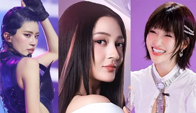 Pháo, Bảo Anh và Juky San tại Em xinh say hi. Ảnh: Nhà sản xuất Em xinh say hi