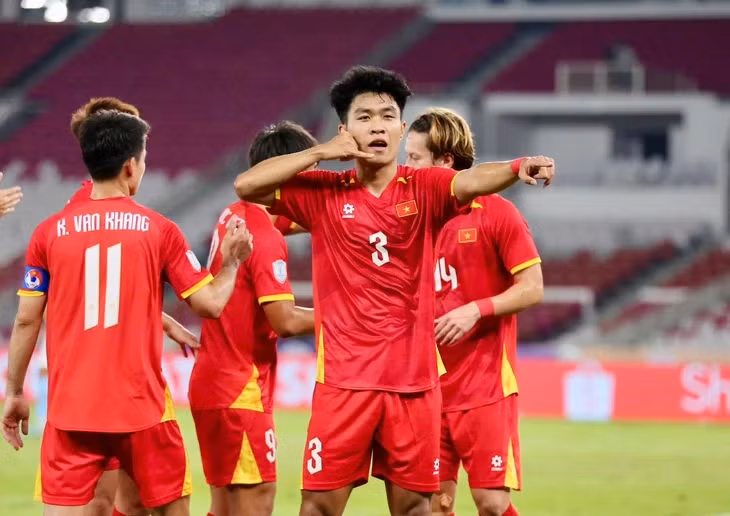 U23 Việt Nam trải qua trận đấu vất vả với U23 Campuchia - Ảnh: ANH KHOA