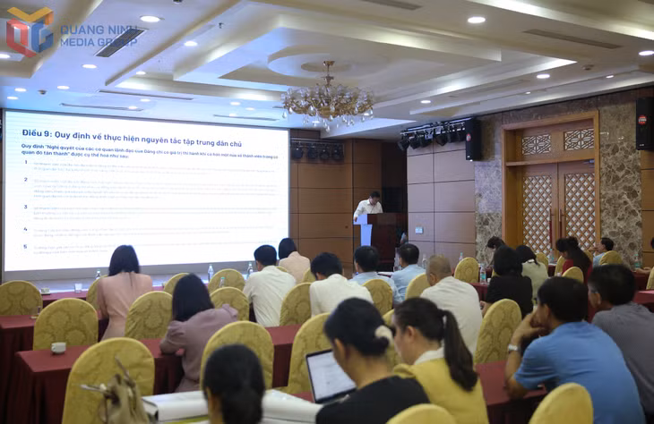 Đảng ủy Trung tâm Truyền thông tỉnh tổ chức hội nghị Quán triệt, triển khai quy định 269, 294 QĐ/TW của Ban chấp hành Trung ương.