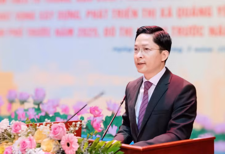 Đồng chí Phạm Lê Hưng, Bí thư Đảng ủy phường Cẩm Phả.