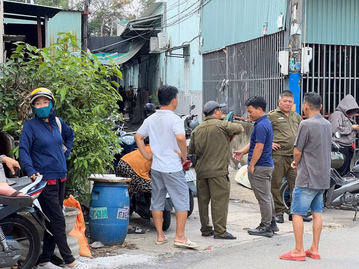 Khu vực xảy ra vụ án mạng. Ảnh: T.H
