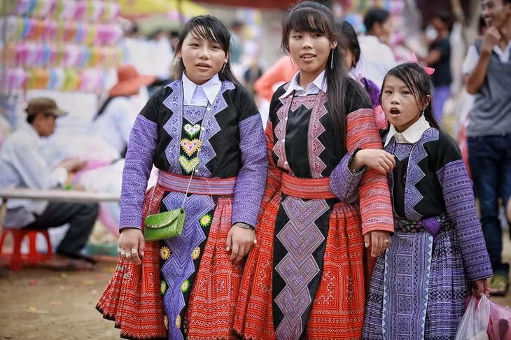 Sắc màu vùng sao sẽ rực rỡ tại Làng Văn hóa - Du lịch các dân tộc Việt Nam trong tháng Tư. (Ảnh minh họa: Mai Mai/Vietnam+)