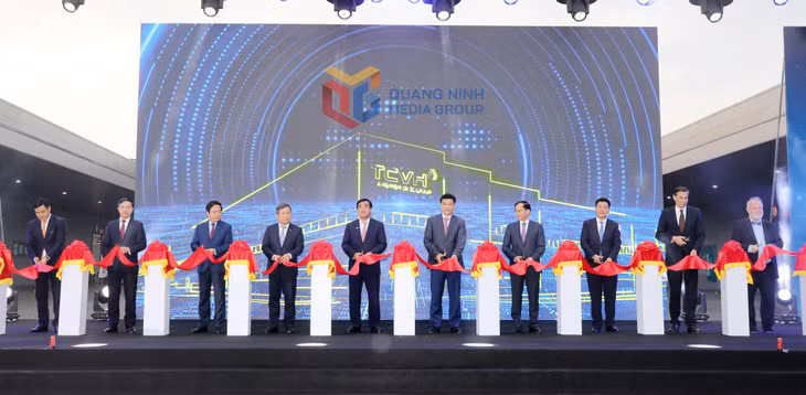 Tại Khu công nghiệp Việt Hưng, TP Hạ Long, Tập đoàn Thành Công tổ chức Lễ khánh thành Dự án Nhà máy ô tô Thành Công Việt Hưng vào ngày 26/3/2025. Ảnh: Đỗ Phương