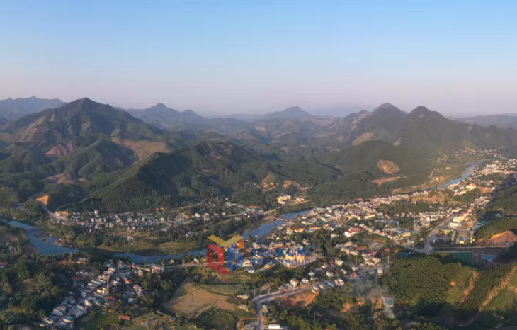 Quang cảnh trung tâm Ba Chẽ nay