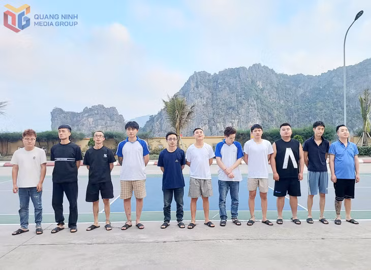 Các đối tượng nhập cảnh trái phép bị lực lượng BĐBP tỉnh bắt giữ.