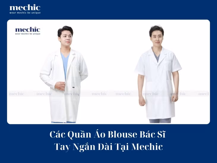 Các mẫu áo Blouse bác sĩ tay ngắn dài tại MECHIC ảnh 1 Các mẫu áo Blouse bác sĩ tay ngắn dài tại MECHIC ảnh 1