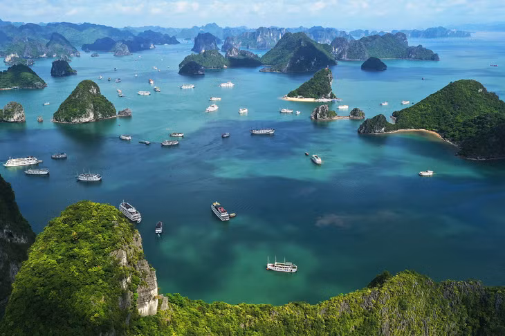 Vẻ đẹp kỳ quan thiên nhiên thế giới Vịnh Hạ Long. Ảnh: Đỗ Phương