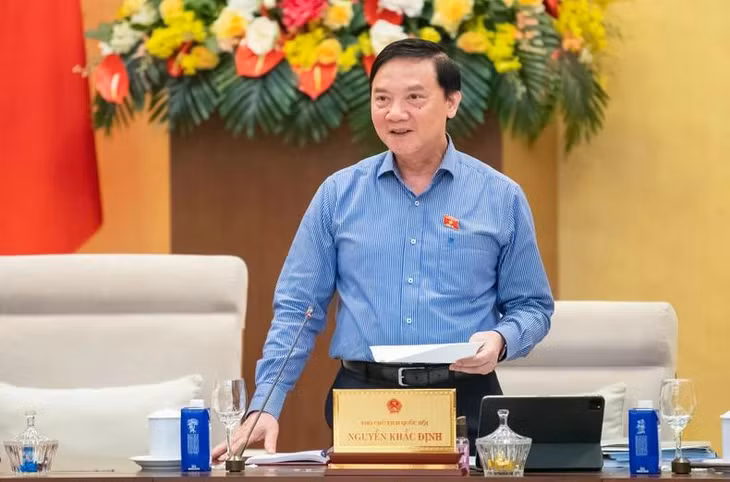 Phó Chủ tịch Quốc hội Nguyễn Khắc Định. (Ảnh: Media Quốc hội)