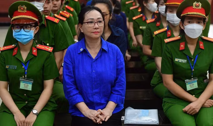 Bà Trương Mỹ Lan tại phiên xử phúc thẩm. Ảnh: Thanh Tùng