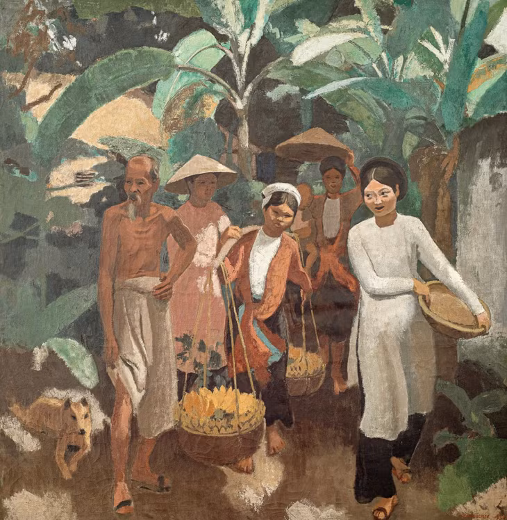 Bức Le retour du marché (Đi chợ về) của Joseph Inguimberty có giá bán cao nhất phiên A Quest for Eternity: The Philippe Damas Collection do Christie's Hong Kong tổ chức cuối tháng 3. Sự kiện gồm nhiều tranh vẽ phong cảnh, con người Việt Nam một thế kỷ trước của các họa sĩ Pháp, nằm trong bộ sưu tập của Philippe Damas.