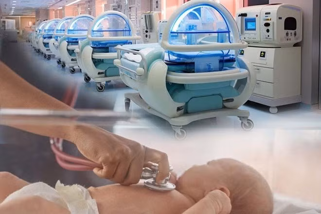 Tăng cân là một chỉ số quan trọng phản ánh sức khỏe tổng thể và sự phát triển của trẻ sơ sinh. Đồ họa: Thiện Nhân