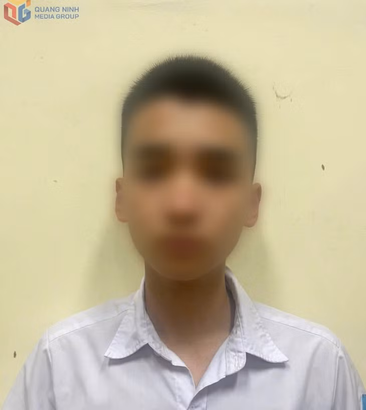 Đối tượng N.T.C tại cơ quan Công an.