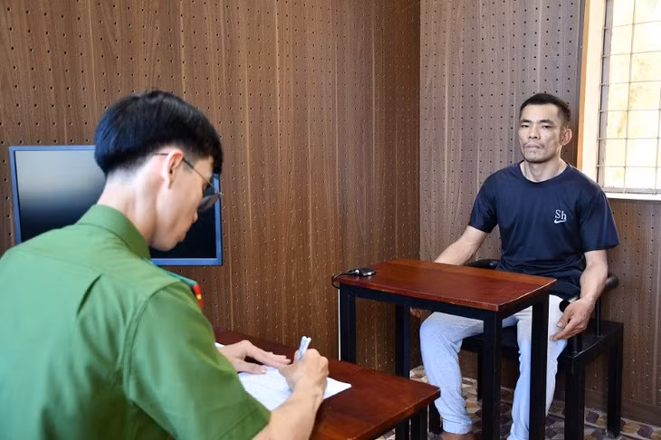 Công an Quảng Nam truy bắt nhanh đối tượng trộm cắp Trần Đức Linh. Ảnh: CACC