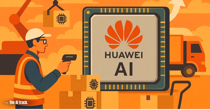 Huawei đang phát triển con chip AI mạnh nhất có tên Ascend 910D, theo WSJ. Ảnh: the AI track