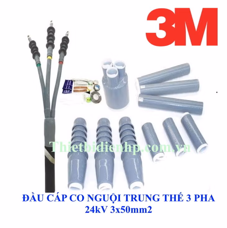 Hình ảnh sản phẩm Đầu cáp co nguội trung thế 3 pha