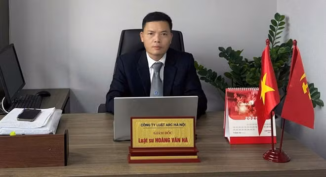 Luật sư Hoàng Văn Hà - Giám đốc Công ty Luật ARC Hà Nội. Ảnh: Đức Vân