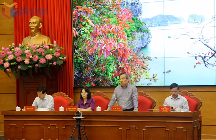 Đồng chí Vũ Đại Thắng Ủy, viên Trung ương Đảng, Bí thư Tỉnh ủy, kết luận hội nghị.