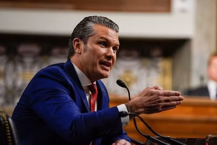 Bộ trưởng Quốc phòng Mỹ Pete Hegseth. Ảnh: REUTERS/TTXVN