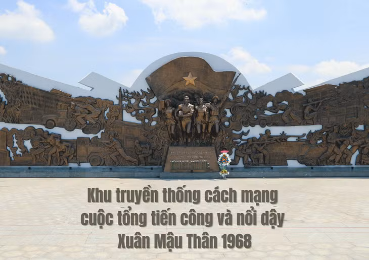 Khu truyền thống cách mạng Cuộc tổng tiến công và nổi dậy Xuân Mậu Thân năm 1968 có diện tích khoảng 12ha, được khánh thành vào năm 2020.