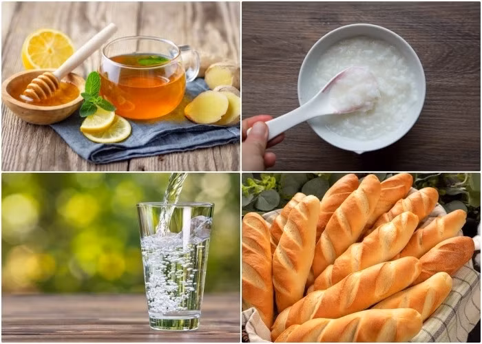 Những thức ăn, đồ uống giúp giải rượu tại nhà. (Ảnh minh hoạ)