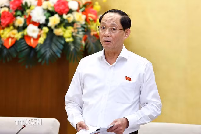Phó Chủ tịch Quốc hội Trần Quang Phương phát biểu. (Ảnh: Doãn Tấn/TTXVN)