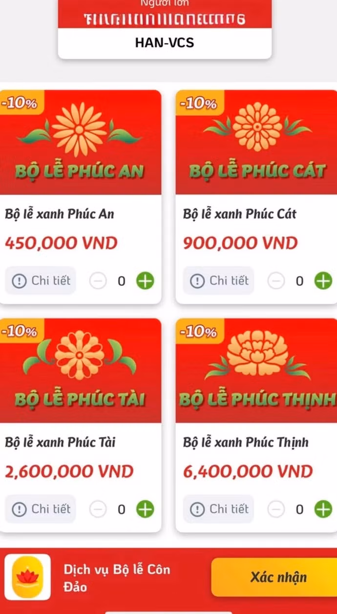 Vietjet mở thêm dịch vụ mới cho đường bay đến Côn Đảo - Ảnh chụp website của Vietjet