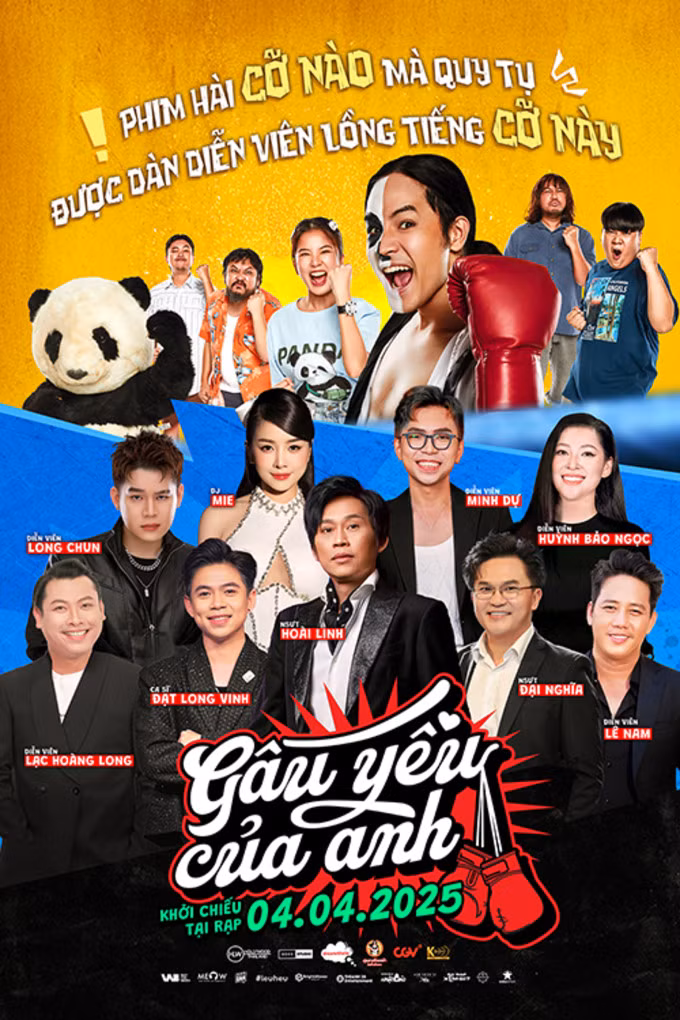 Poster phim "Gấu yêu của anh", phim dành cho khán giả từ đủ 16 tuổi trở lên. Ảnh: CGV
