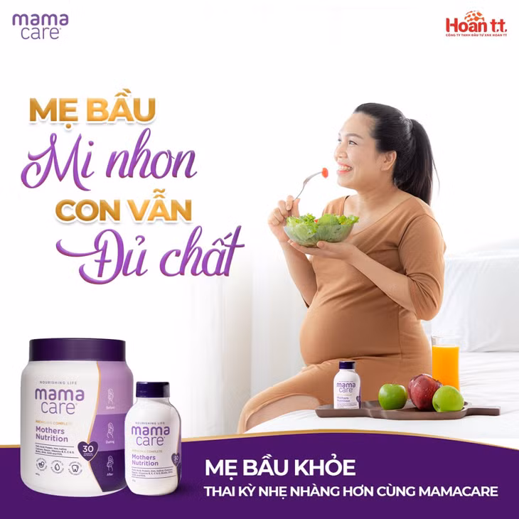 Sản phẩm MamaCare cung cấp dưỡng chất thiết yếu nhưng mẹ vẫn giữ được form dáng