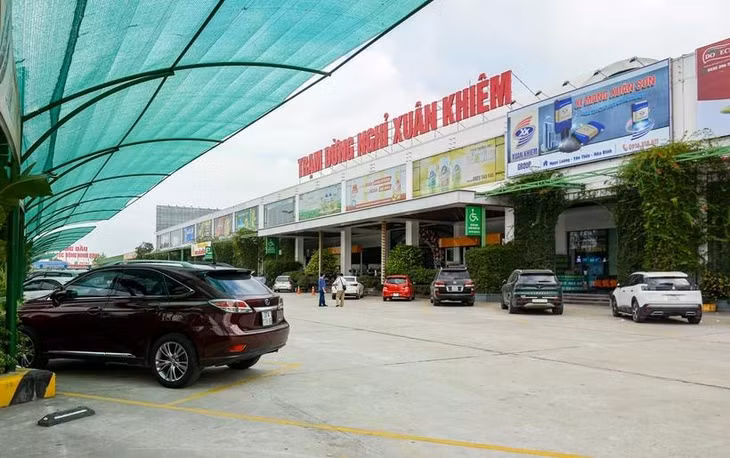Trạm dừng nghỉ Xuân Khiêm trên đoạn tuyến cao tốc Cao Bồ-Mai Sơn được đưa vào vận hành, khai thác. (Ảnh: Việt Hùng/Vietnam+)