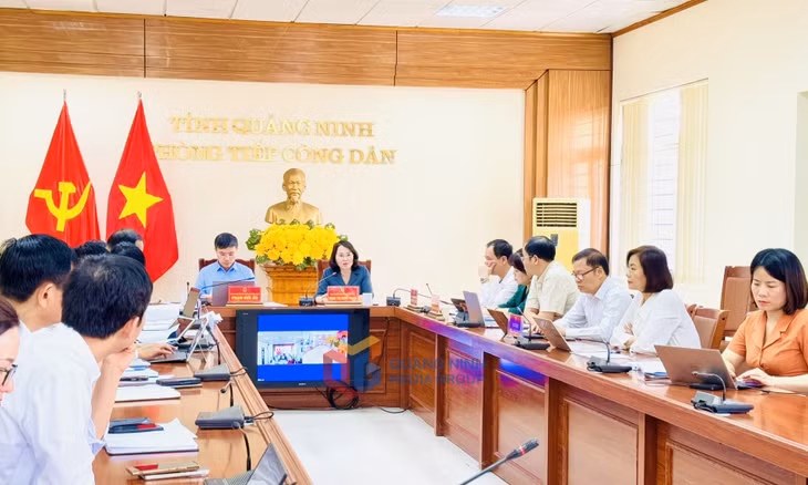 Các đồng chí lãnh đạo tỉnh tiếp công dân định kỳ tháng 4/2025.