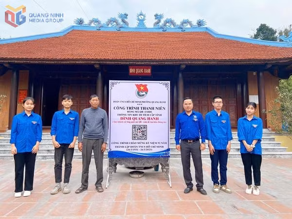 Công trình Thanh niên ứng dụng công nghệ thông tin trong tuyên truyền, quảng bá di tích Đình Quang Hanh ( TP Cẩm Phả).