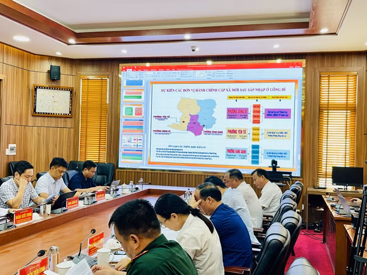 Theo phương án sắp xếp, TP Uông Bí hiện có 10 đơn vị hành chính cấp xã và dự kiến giảm còn 3 đơn vị hành chính mới.