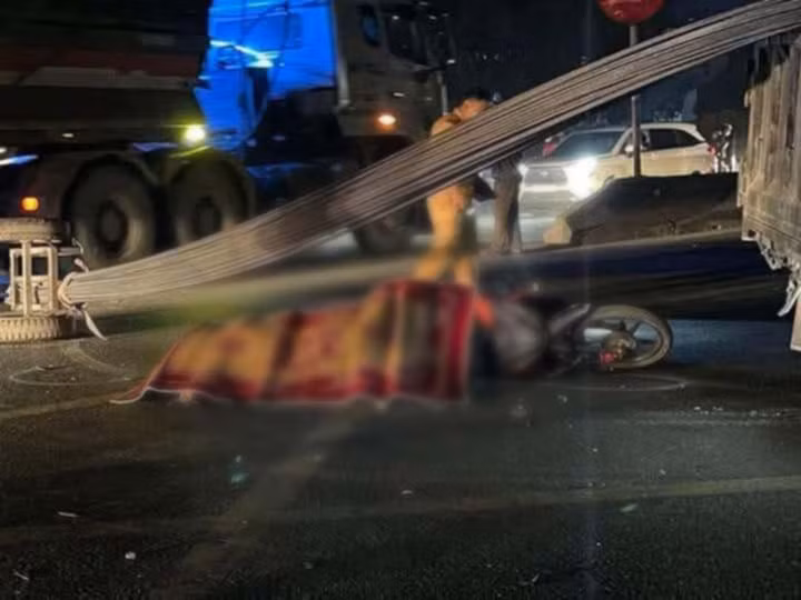 Hiện trường vụ tai nạn. Ảnh: TĐ