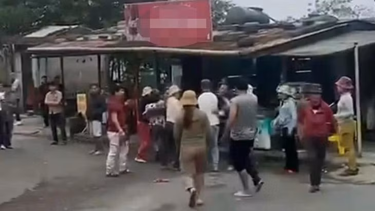 Chính quyền địa phương đã yêu cầu công an vào cuộc, điều tra xác minh nội dung video đang lan truyền trên mạng xã hội. (Ảnh cắt từ video)