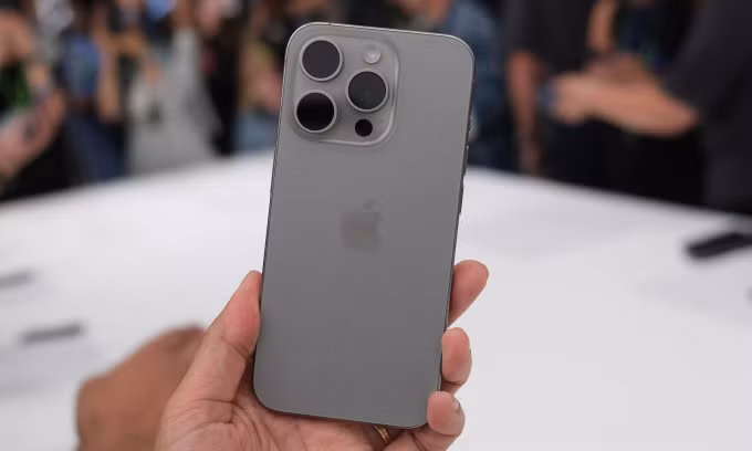 Camera trên iPhone 15 Pro. Ảnh: Tuấn Hưng