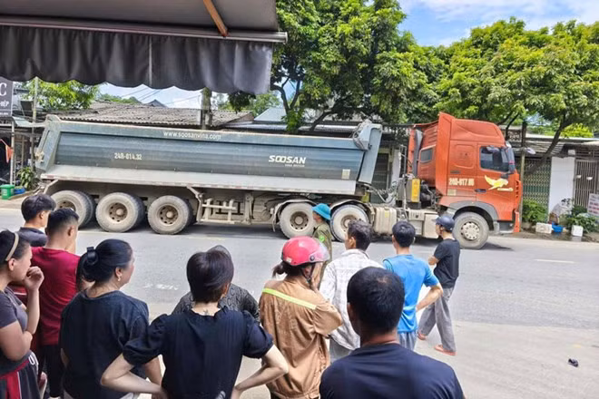 Hiện trường vụ tai nạn tại xã Tằng Loỏng, tỉnh Lào Cai. Ảnh: Người dân cung cấp
