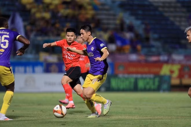 Công an Hà Nội và Hà Nội FC sẽ mang đến trận derby hấp dẫn tại V.League 2025-2026. Ảnh: Minh Dân