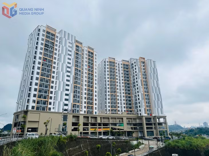 Công trình nhà ở xã hội thuộc khu dân cư đồi Ngân hàng đã được hoàn thành