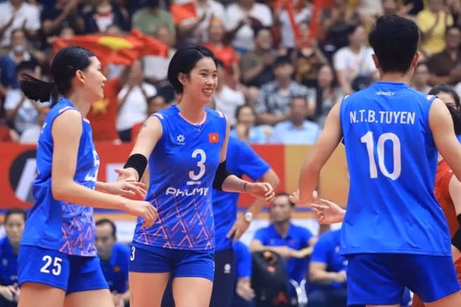 Tuyển bóng chuyền nữ Việt Nam sẽ có trận ra quân tại giải vô địch thế giới 2025. Ảnh: VFV