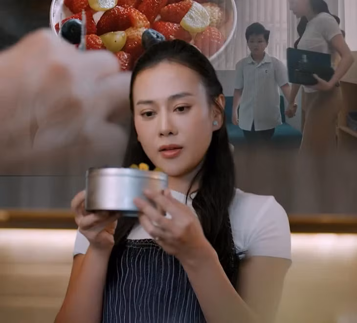 Phương Oanh trong phim Gió ngang khoảng trời xanh