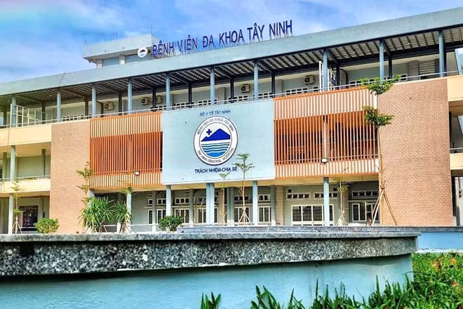 Bệnh viện Đa khoa Tây Ninh nằm ở phường Tân Ninh, tỉnh Tây Ninh. Ảnh: BVĐK Tây Ninh