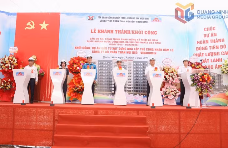 Công ty CP Than Núi Béo tổ chức khởi công Dự án đầu tư xây dựng nhà ở tập thể công nhân hầm lò. Công trình có tổng mức đầu tư gần 300 tỷ đồng, quy mô rộng gần 5.500 m², thiết kế hiện đại gồm 1 tầng hầm, 11 tầng nổi với 389 phòng ở khép kín, 4 khu vực không gian sinh hoạt chung đảm bảo đầy đủ tiện nghi sinh hoạt thiết yếu.