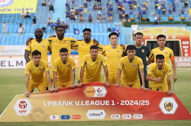 Câu lạc bộ Quảng Nam tại V.League 2024-2025. Ảnh: VPF