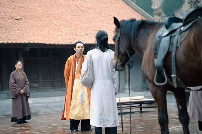 Nghệ sĩ Trung Anh thử sức với dòng phim cổ trang, tâm linh. Ảnh: Nhà sản xuất phim cung cấp
