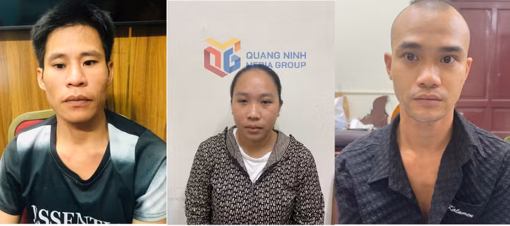 Từ trái quá phải là các đối tượng: Lều Đức Thắng; Nguyễn Minh Ánh và Nguyễn Minh Tiến.