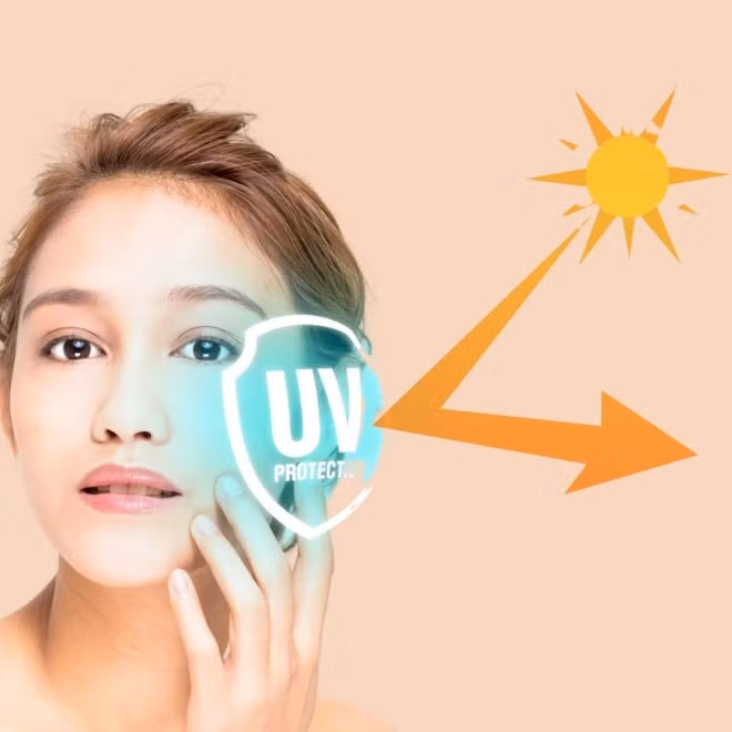 Chống nắng là bước không thể thiếu bất kể trời nắng hay mưa