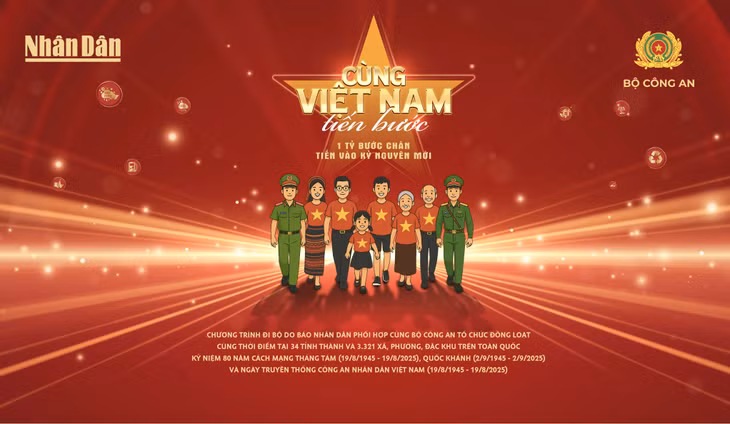 Hoạt động đi bộ "Cùng Việt Nam tiến bước" được diễn ra đồng loạt tại 34 tỉnh, thành phố với 3.321 xã, phường và đặc khu hành chính trên toàn quốc.