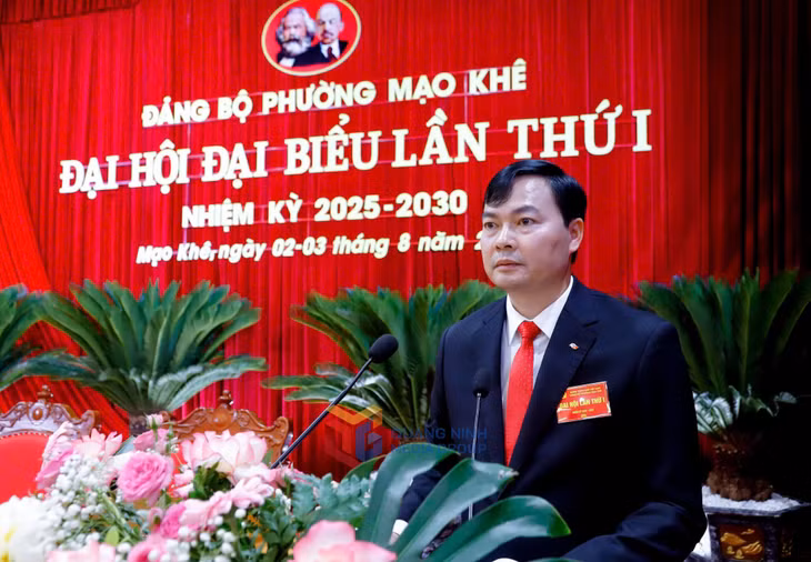 Đồng chí Nguyễn Văn Ngoãn được chỉ định giữ chức vụ Bí thư Đảng ủy phường Mạo Khê nhiệm kỳ 2025-2030
